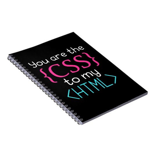 Programmer U bent de css naar mijn HTML Notitieboek (Rechterzijde)