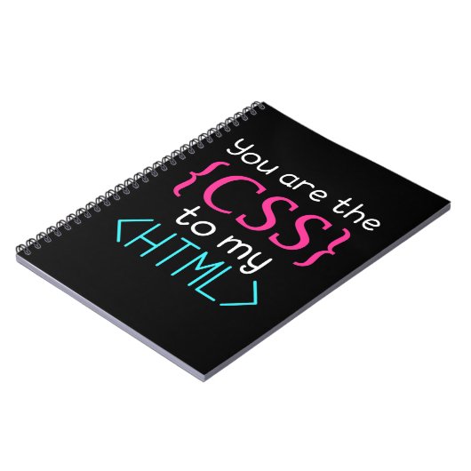 Programmer U bent de css naar mijn HTML Notitieboek (Linkerzijde)