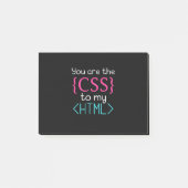 Programmer U bent de css naar mijn HTML Post-it® Notes (Voorkant)