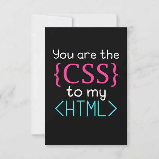 Programmer U bent de css naar mijn HTML RSVP Kaartje (Voorkant)
