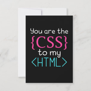 Programmer U bent de css naar mijn HTML RSVP Kaartje