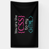 Programmer U bent de css naar mijn HTML Spandoek (Verticaal)