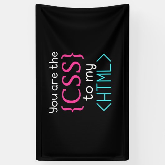 Programmer U bent de css naar mijn HTML Spandoek (Verticaal)