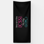 Programmer U bent de css naar mijn HTML Spandoek (Verticaal)