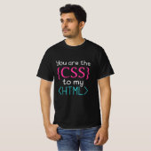 Programmer U bent de css naar mijn HTML T-shirt (Voorkant volledig)
