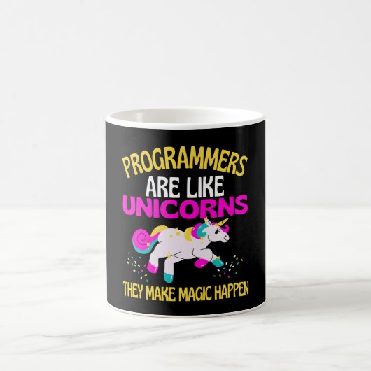 Programmer Unicorn , Magical Unicorn Programmers Koffiemok (Center)