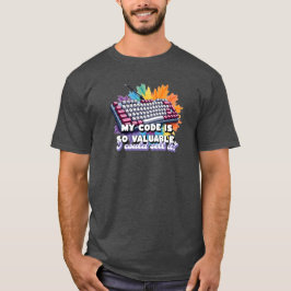 Programmer - Valueable Code - mechanical keyboard T-shirt