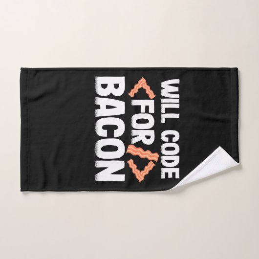 Programmer zal code voor Bacon Handdoek (Handdoek)