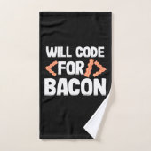 Programmer zal code voor Bacon Handdoek (Handdoek)