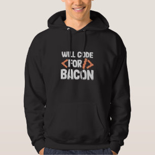 Programmer zal code voor Bacon Hoodie