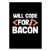Programmer zal code voor Bacon Kaart (Voorkant)