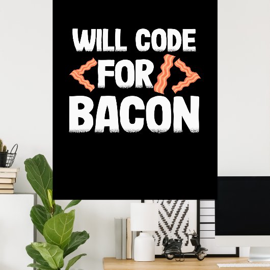 Programmer zal code voor Bacon Poster (Thuiskantoor)