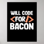 Programmer zal code voor Bacon Poster (Voorkant)