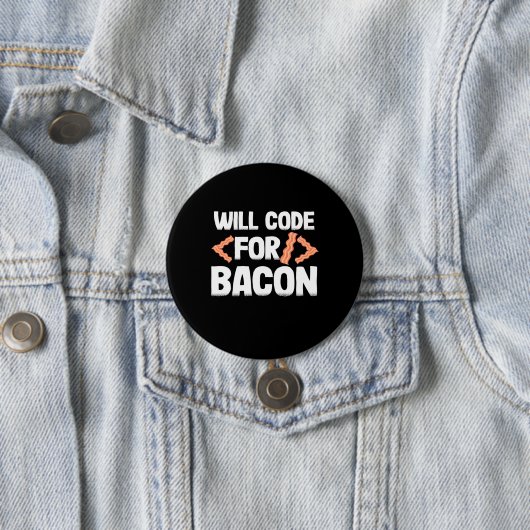 Programmer zal code voor Bacon Ronde Button 7,6 Cm (In situ)