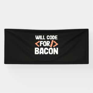 Programmer zal code voor Bacon Spandoek