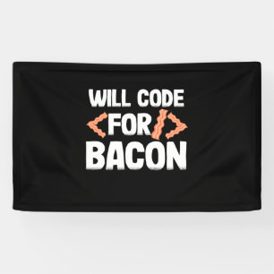 Programmer zal code voor Bacon Spandoek