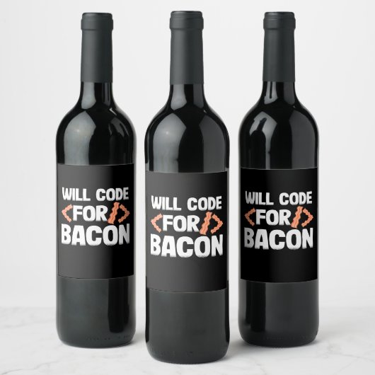 Programmer zal code voor Bacon Wijn Etiket (Flessen)