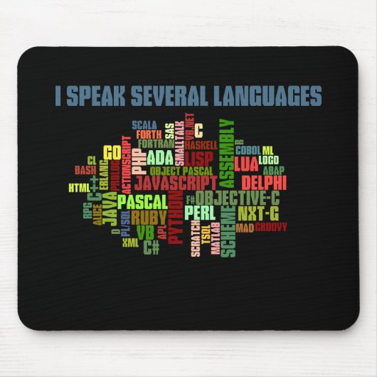Programmeraars hebben meerdere programmeervaardigh muismat (Voorkant)