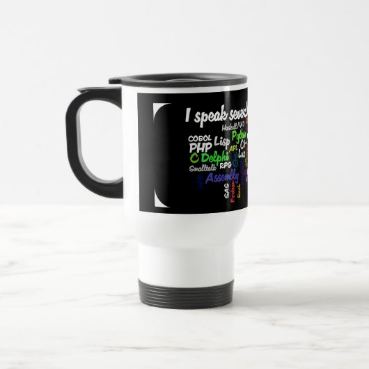 Programmeraars hebben meerdere programmeervaardigh reisbeker (Links)