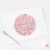 Programmeraars hebben meerdere programmeervaardigh ronde sticker (Envelop)