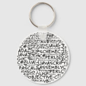 Programmeraars hebben meerdere programmeervaardigh sleutelhanger (Voorkant)