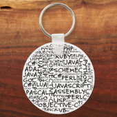 Programmeraars hebben meerdere programmeervaardigh sleutelhanger (Voorkant)