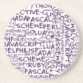 Programmeraars hebben meerdere programmeervaardigh zandsteen onderzetter (Voorkant)