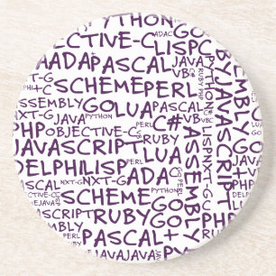 Programmeraars hebben meerdere programmeervaardigh zandsteen onderzetter