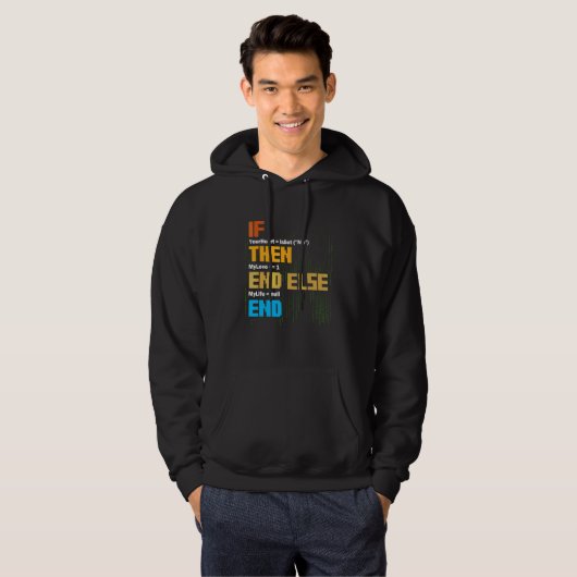 Programmeren Als Dan Syntaxis Programmeur Software Hoodie (Voorkant volledig)