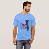 Programmeren: Code is kunst. T-shirt (Voorkant volledig)