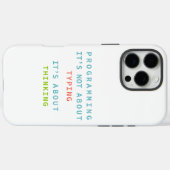 Programmeren Denk Logica Code Ontwikkelaar Citaat Case-Mate iPhone Case (Achterkant (horizontaal))