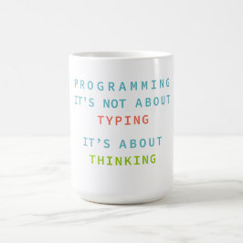 Programmeren is Denken, Niet Typen – Ontwikkelaar Koffiemok