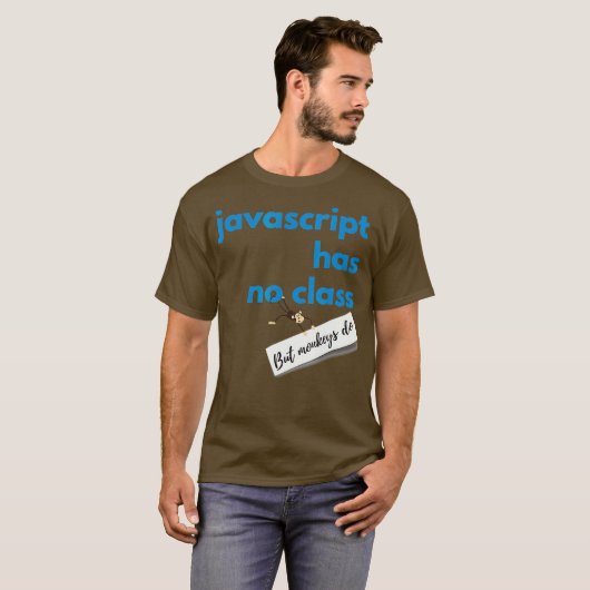 Programmeren Javascript Kleding Grappige Codering T-shirt (Voorkant volledig)