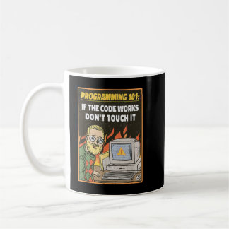 Programmering 101 - Funny Programmer Developer Cod Koffiemok