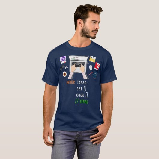 Programmering Coding Software Ontwikkelaar Gift T-shirt (Voorkant volledig)