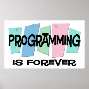 Programmering is altijd poster
