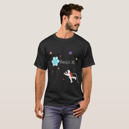Programmering JS React JS Framework T-shirt (Voorkant volledig)