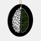 Programmering van Brain Chip Software Engineer Ai Keramisch Ornament (Rechts)