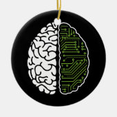 Programmering van Brain Chip Software Engineer Ai Keramisch Ornament (Voorkant)