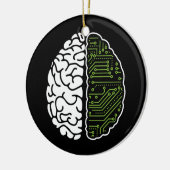 Programmering van Brain Chip Software Engineer Ai Keramisch Ornament (Links)