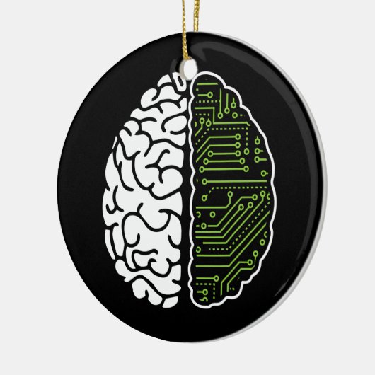 Programmering van Brain Chip Software Engineer Ai Keramisch Ornament (Links)