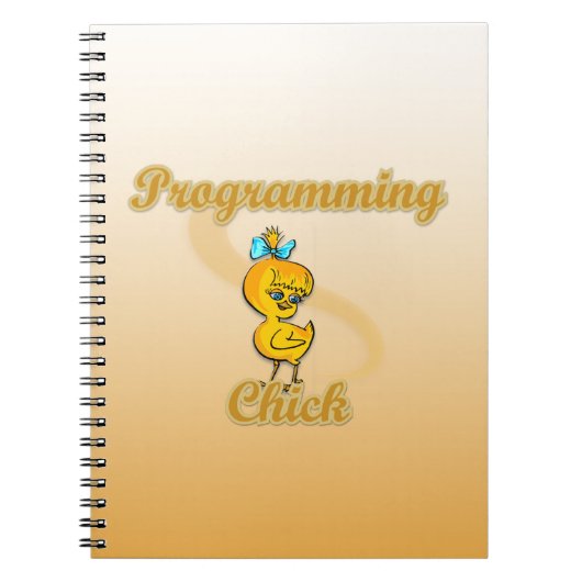 Programmerings Chick Notitieboek (Voorkant)