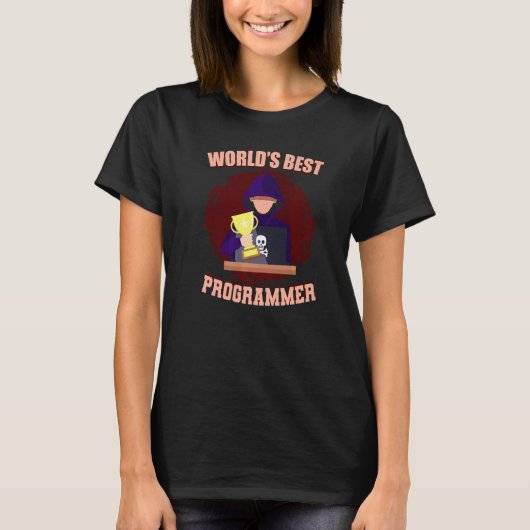 Programmeringscodering Software Coder World's Best T-shirt (Voorkant)