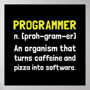 Programmeringsdefinitie Poster