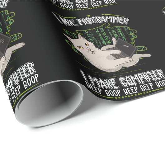 Programmeringsinformatica humor cadeaupapier (Rol Hoek)