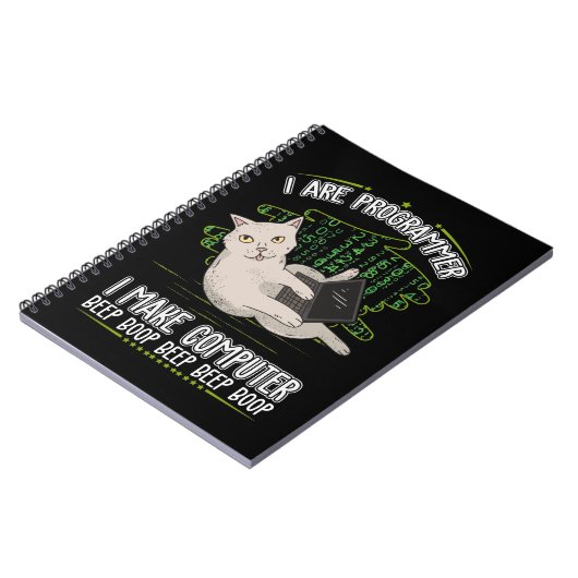 Programmeringsinformatica humor notitieboek (Linkerzijde)