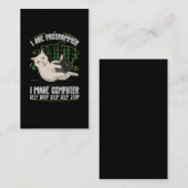 Programmeringsinformatica humor visitekaartje (Voorkant / Achterkant)