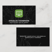 Programmeringspictogram | printplaat visitekaartje (Voorkant / Achterkant)