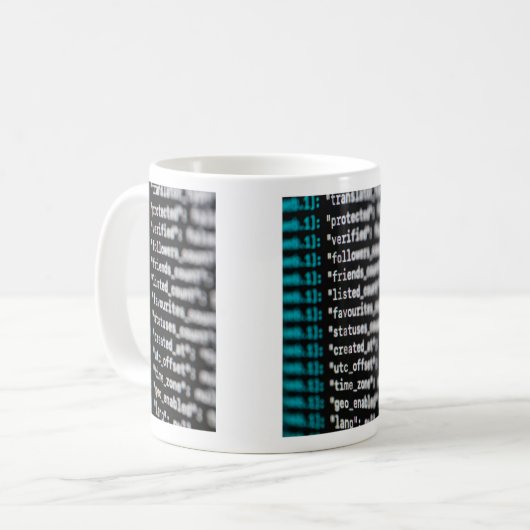 Programmers code Mug Koffiemok (Voorkant links)