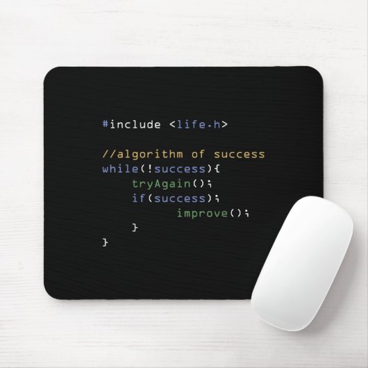 Programmers Computer Science Meme Coding Humor Muismat (Met muis)